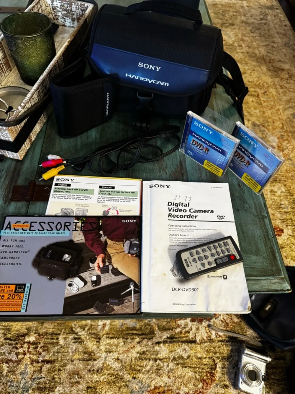 Sony Silver Handycam DVD Camcorder with Mega Pixel Branding